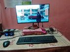 New Pc With FHD 1080P MONITOR + Keyboard/Mouse/Speaker