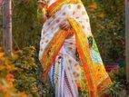 New Printed Half Silk Saree