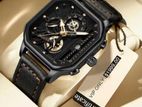 New TROSOYE Luxury fashion Leather Belt Wrist watch for men.