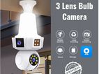 New V380 Pro 3-Lens Bulb PTZ Dome WIFI cctv cc Camera 6MP any addreass