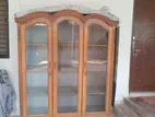 নিজেদের তৈরি সেগুন কাঠের গ্লাস শোকেস | হ্যান্ডমেড