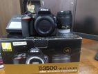 Nikon D 3500 with 18-55 VR kit lens
