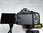 Nikon d 5100 with 18-55 mm lens full setup