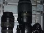nikon d3100 with 55-300 zoom lens
