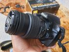 NIKON D3200 (24mp + Mic System) with Lens & FullBox