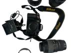 Nikon D3200 with 2 Lens