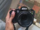 Nikon D3200 with 50mm prime lens