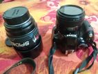 Nikon D5200 body Prime lens and zoom
