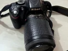 Nikon D5200 with 55-200mm zoom lens