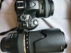 Nikon D5300 Body with Temron 300mm Zoom lense, 55mm Kit Lense & Ni