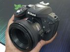 Nikon D5300 Camera with YN50mm prime Len's