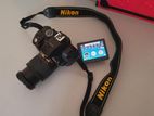 Nikon D5300 (mic/WiFi/24mp) with lens