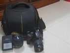 NIKON D5500 Dslr camera with kit lens & 50 mm prime