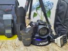 Nikon D7200 with 3 Lens and Bag