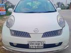 Nissan March white 2006