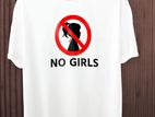 No girls t-shirt