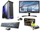 নতুন ASUS H-81 Core i3 Ram_8GB &_Disk-1TB/SSD 128GB LG 19" LED