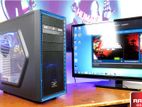 নতুন H-81 4th জেন কম্পিউটার 8GB রেম 1000GB| 128gb Ssd with 19" Led