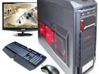 নতুন H-81 4th জেন কম্পিউটার 8GB রেম 1000GB| 128gb Ssd with 19" Led