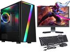 নতুনNEW CORE I5.6gen+NEW 22 LED Borderless+SSD 256GB+RAM 8GB Gaming pc