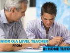 O/a Level Experienced Male Tutor@dhanmondi_gulshan