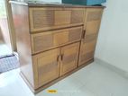 Oak wood wardrobe