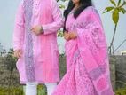 Ocation Couple Matching Set Sari And Panjabi