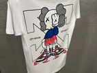 Off-white X Kaws Style Graphic Tee