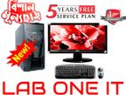 OFFER E33#I5 8TH GEN#H310M MOTHERBOARD#HDD:1TB#RAM 8GB#DELL 19"MONITOR..