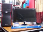 OFFER!! Intel CORE 2Duo Computer RAM 4GB & HDD 500GB LG 17" LED Monitor