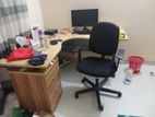 Office desk and chair