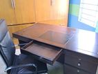 Office Desk and chair Good Quality Wood sell.
