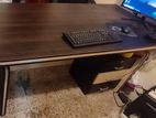 Office Desk with cabinet. 5 feet by 3 feet.