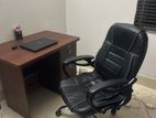 Office table and chair