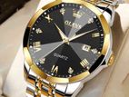 Olevs 9931 New Business Quartz Watch For Men Luxury Diamond Dial