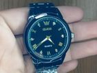 Olevs Diamond Glass Cut Watch (NEW)