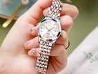Olevs Stylish Female Watch - White