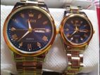 Ovees couple watch with date