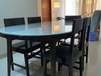 One Dining Table 5 Chairs