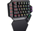 One-handed Mechanical Gaming Keyboard Rgb Backlit Portable Mini