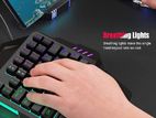 One Handed Rgb Gaming Wired Keyboard