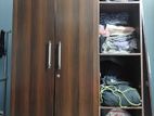 One three door used almirah, two bed & 1 drawer