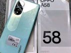 OPPO A58 Blue full box (Used)