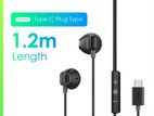Oraimo Halo Airy Type-C Half In-Ear Wired Headphones
