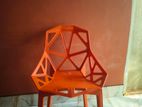 orange color stylish chair