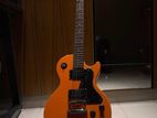 Orange Les Paul-style Electric Guitar