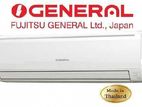 Origin: Thailand GENERAL Split Type 1.5 Ton Air-Conditioner 18000 BTU