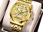 Original Fashion Luxury Stainless Business Waterproof Gold Watch