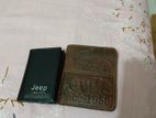 Original leather money bag & card holder