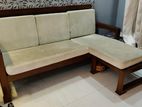 Original Mehogoni Sofa with Foam And Cover